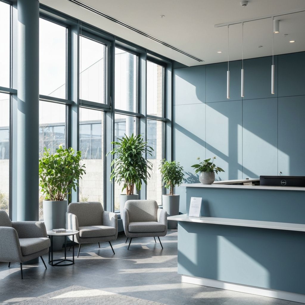 Modern professional space representing LifeContext communications